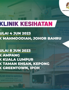 Pelanjutan Waktu Operasi Klinik Kesihatan - 2